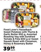Food Lover's Hasselback Sweet Potatoes With Thyme & Garlic Butter-650g