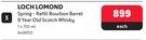 Loch Lomond Spring-Refill Bourbon Barrel 9 Year Old Scotch Whisky 449912-1 x 750ml Each