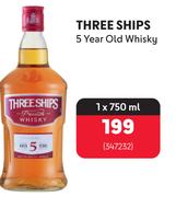 Three Ships 5 Year Old Whisky 347232-1 x 750ml