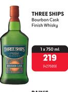 Three Ships Bourbon Cask Finish Whisky 427689-1 x 750ml