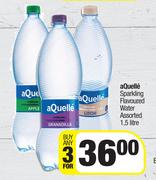 Aquelle Sparkling Flavoured Water Assorted-For Any 3 x 1.5L
