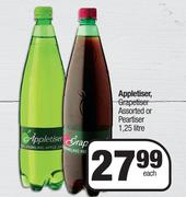 Appletiser, Grapetiser Or Peartiser Assorted-1.25L Each