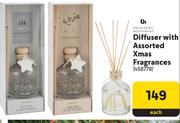 Excellent Houseware Diffuser With Assorted Xmas Fragrances-Each