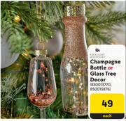 Excellent Houseware Champagne Bottle Or Glass Tree Decor-Each