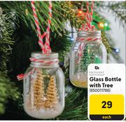 Excellent Houseware Glass Bottle With Tree 