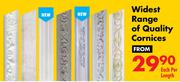 Widest Range of Quality Cornices - each per length (price from)