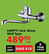 Happy! Sink Mixer Wall Type