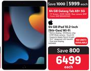 Apple iPad 64GB 10.2 Inch 9th Gen WiFi