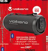 Volkano Mini Mamba Series BT Speaker Large (Black)