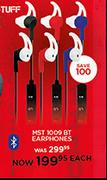 M Stuff MST 1000 BT Earphones-Each