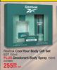 Reebok Cool Your Body Gift Set (EDT 100ml Plus Deodorant Body Spray) 150ml-Per Set