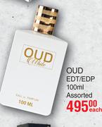 OUD EDT/EDP Assorted-100ml Each