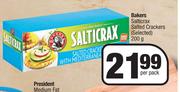 Bakers Salticrax Salted Crackers (Selected)-200g Per Pack
