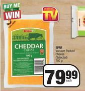 Spar Vacuum Packed Cheese (Selected)-700g Each