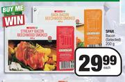 Spar Bacon (Selected)-200g Each