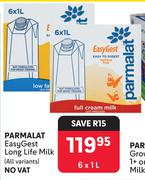 Parmalat Easy Gest Long Life Milk (All Variants)-6 x 1L