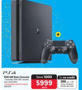 PS4 500GB Slim Console 324221-Each