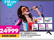 LG 86"(218cm)UR8000 Series 4K UHD TV 86UR8006LA