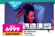 Hisense 58"(146cm) UHD Smart TV 58A6K