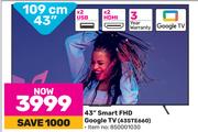 Skyworth 43"(109cm) Smart FHD Google TV 43STE660
