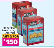 Ol'Roy Dog Biscuits Assorted-For 2 x 1Kg