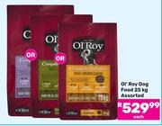 Ol'Roy Dog Food Assorted-25Kg Each