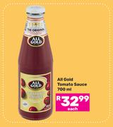 All Gold Tomato Sauce-700ml Each