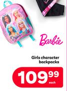 Barbie Girls Character Backpacks-Each