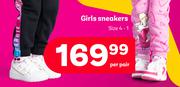 Girls Sneakers (Size 4-1)-Per Pair