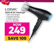 Logik 2000W DC Hairdryer