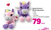 Lying Unicorn 28cm Assorted-Each