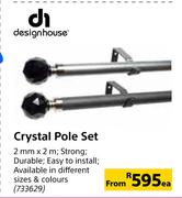 Designhouse Crystal Pole Set 2mm x 2m-Each