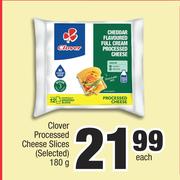Clover Processed Cheese Slices (Selected)-180g Each