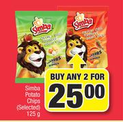 Simba Potato Chips (Selected)-2 x 125g