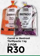 Carrot Or Beetroot Thriftpacks-For 2 x 1kg
