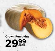 Crown Pumpkins-Each