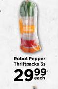 Robot Pepper Thriftpacks-3's Pack Each