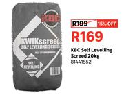 KBC Self Levelling Screed 81441552-20Kg
