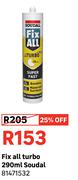 Soudal Fix All Turbo 81471532-290ml