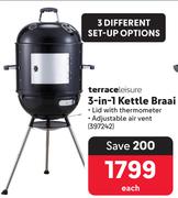 Terrace Leisure 3 In 1 Kettle Braai