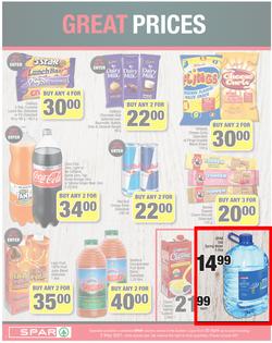 SPAR COUNTRY EASTERN CAPE : My Spar (20 April - 2 May 2021) Valid In Amahlathi, Bedford, Buffalo Flats, Cala, Centane, Hankey, Komga, Nemato, Patensie, Peddie, Zastron, Indwe, Kwa-Fetting, page 2