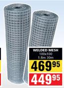 Welded Mesh 100x100/1.8m 30m