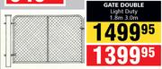Light Duty Gate (Double) 1.8m x 3.0m