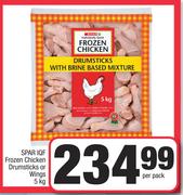 Spar IQF Frozen Chicken Drumsticks Or Wings-5Kg Per Pack