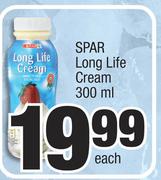 Spar Long Life Cream-300ml Each