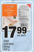 Spar Cold Meat Range-200g Per Pack
