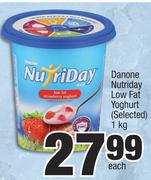Danone Nutriday Low Fat Yoghurt (Selected)-1Kg Each