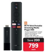 MI TV Stick Portable Streaming Media Player (HD)