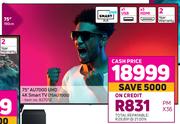 Samsung 75" (190cm) AU7000 UHD 4K Smart TV (75AU7000)