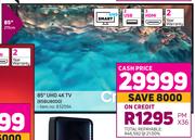 Samsung 85" (215cm) UHD 4K TV (85BU8000)